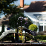 Close up of the fountain at the front of the mercure hull grange park hotel